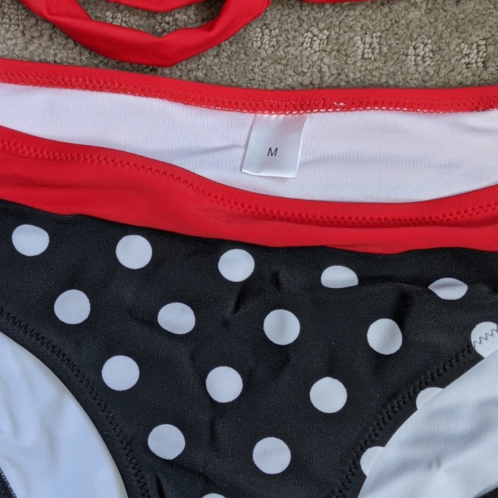 Sexy Two Piece Swimsuit With Padded Push Up Top - Picture 4 of 9